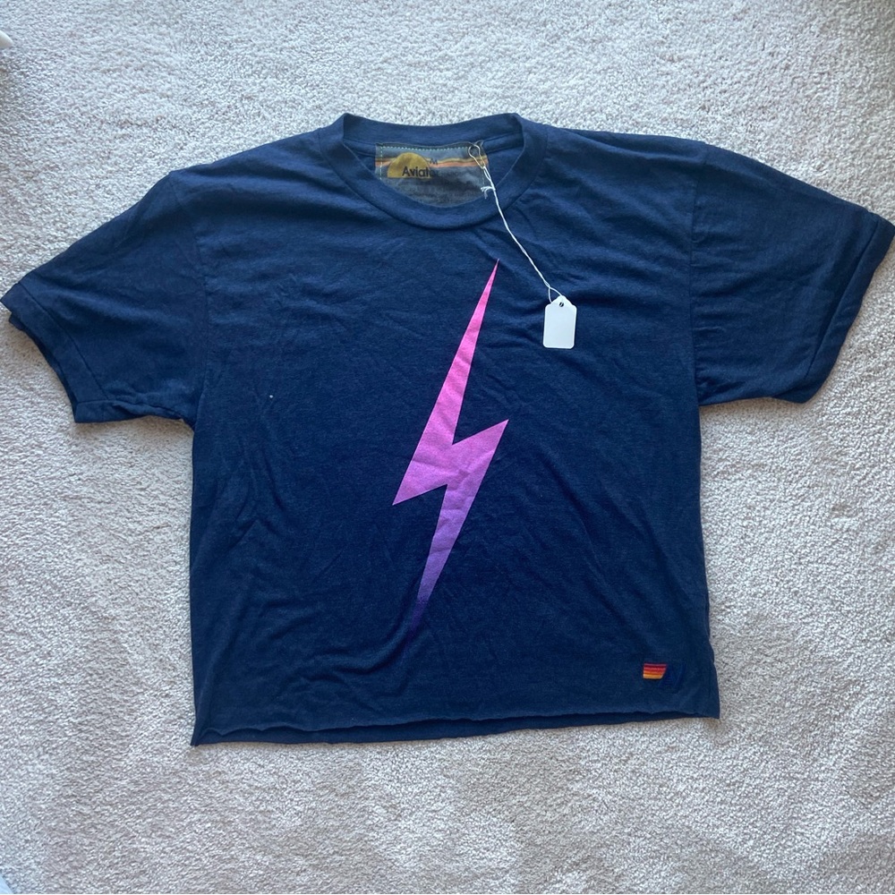 NWT Aviator Nation Crop Top